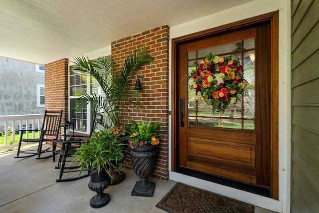 6767 Burnside Ln, Dublin, OH 43016 - entrance to property with covered porch and brick siding