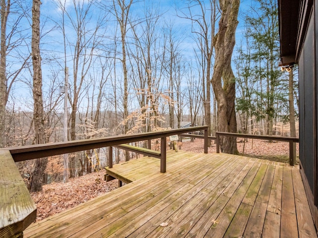 view of deck