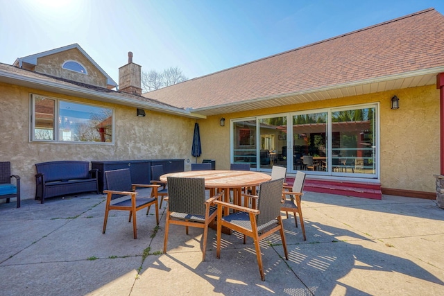 view of patio / terrace with outdoor dining area