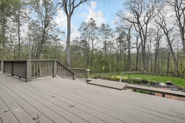 view of deck