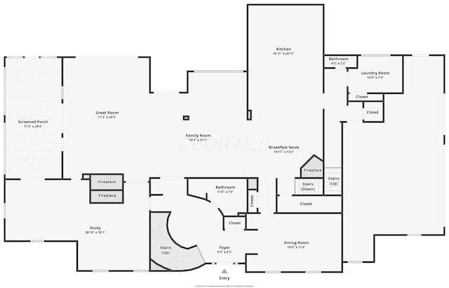 1540 W Powell Rd, Powell, OH 43065 - room layout