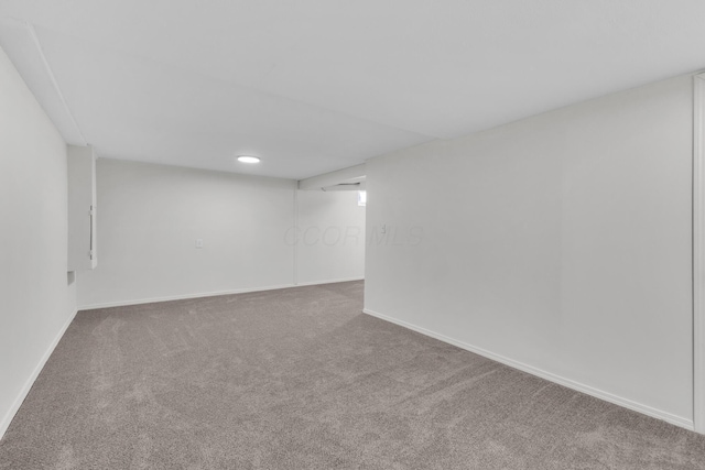 7847 Maplecreek Ct, Powell, OH 43065 - finished below grade area featuring baseboards and carpet