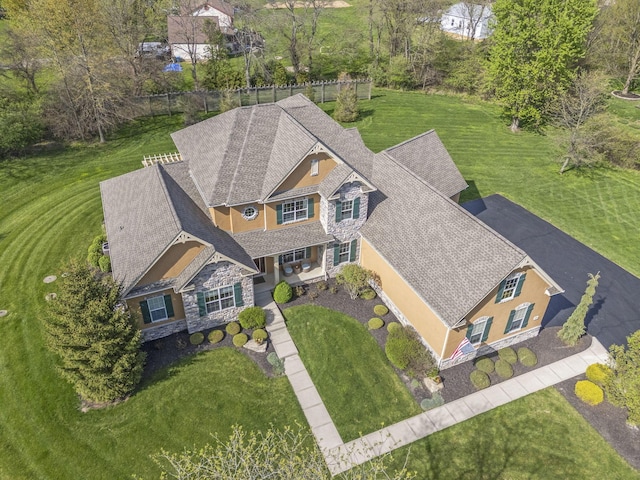 drone / aerial view