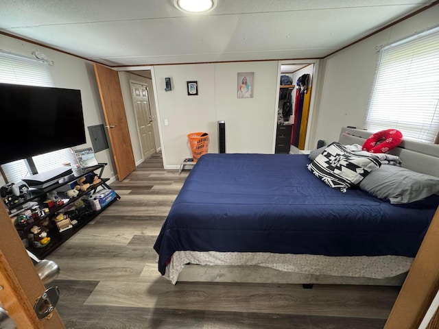 1049 Harmon Ave Unit C82, Columbus, OH 43223 - bedroom featuring wood finished floors and a closet