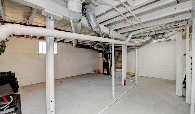 view of below grade area