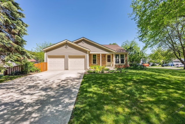 3186 Bowdoin Cir, Columbus, OH 43204 - ranch-style home featuring driveway, a garage, and brick siding