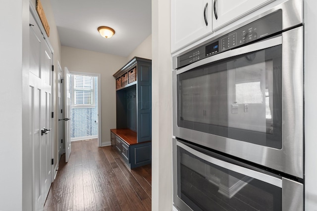 8153 Lilium Way, Plain City, OH 43064 - mudroom featuring dark wood-type flooring and baseboards