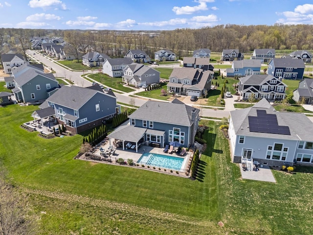 8153 Lilium Way, Plain City, OH 43064 - aerial view featuring a residential view