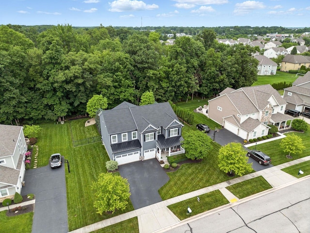298 Long Branch Run, Delaware, OH 43015 - aerial perspective of suburban area
