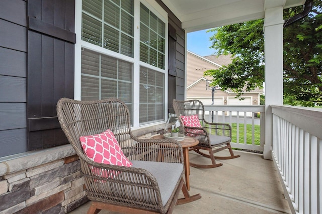 298 Long Branch Run, Delaware, OH 43015 - view of covered porch
