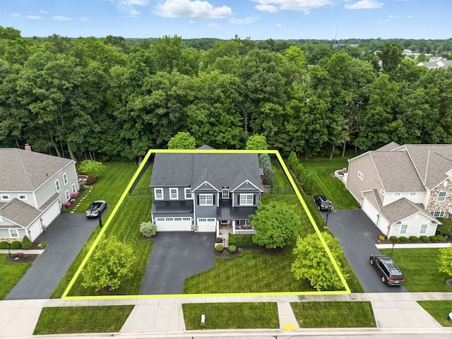 298 Long Branch Run, Delaware, OH 43015 - aerial view of property's location featuring property parcel outlined