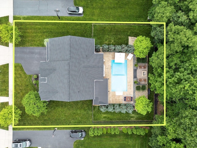 298 Long Branch Run, Delaware, OH 43015 - view of property location with property parcel outlined and a pool
