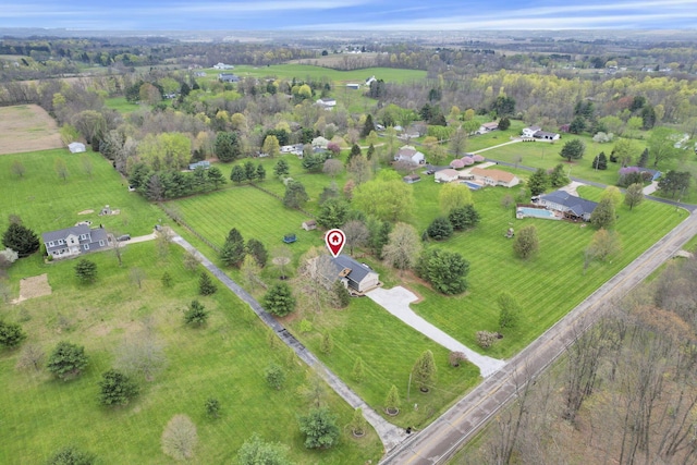 1909 Carroll Eastern Rd NW, Lancaster, OH 43130 - birds eye view of property featuring a rural view