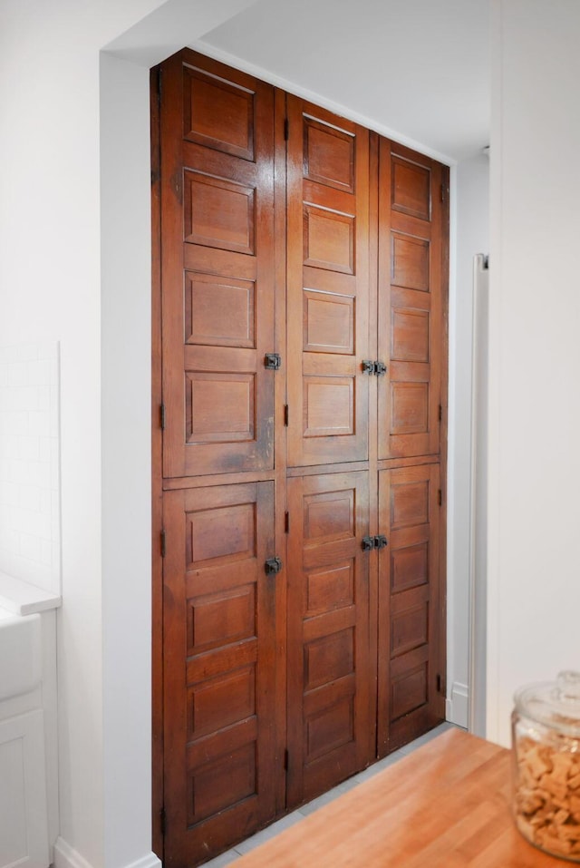 view of closet