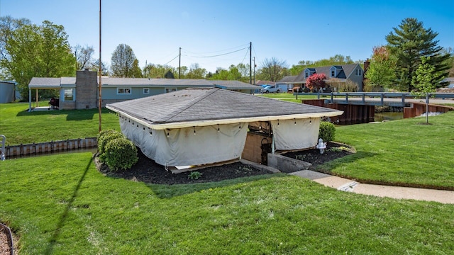 view of outdoor structure