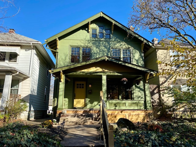 110 N Ogden Ave, Columbus, OH 43204 - view of front of house featuring covered porch