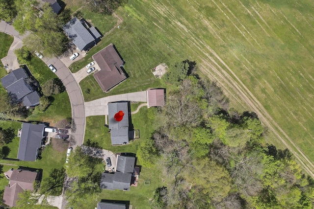 drone / aerial view featuring a residential view