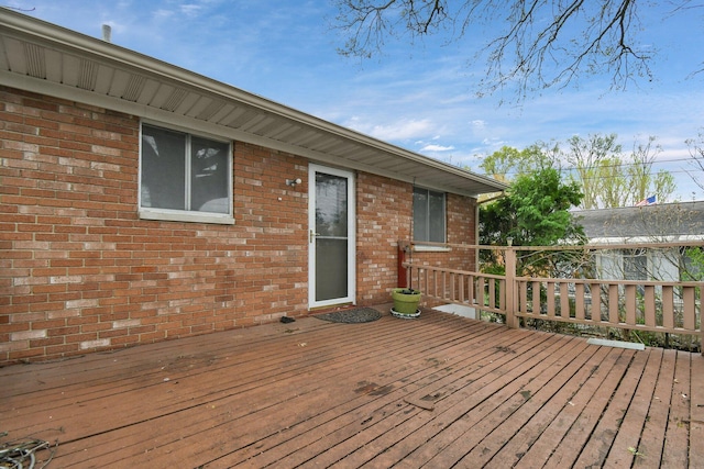 view of deck