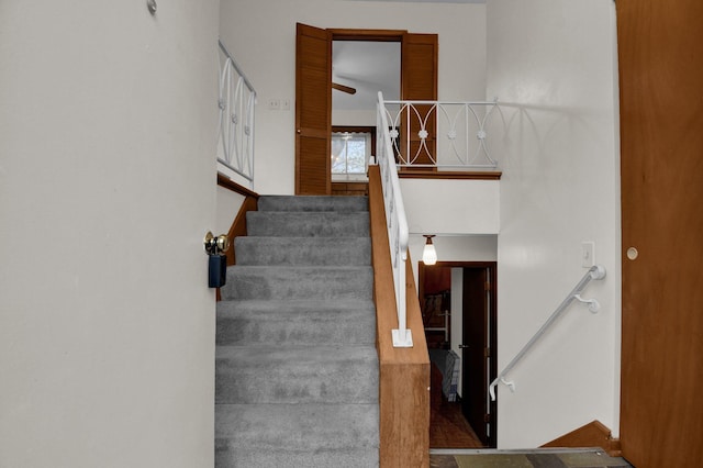 view of staircase