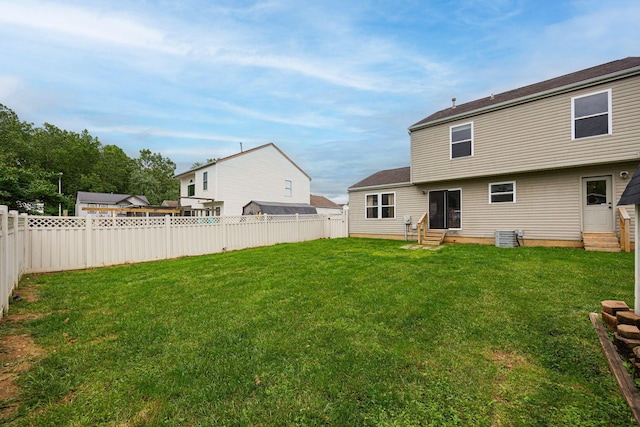 380 Oak Village Dr, Columbus, OH 43207 - back of property featuring entry steps and central air condition unit