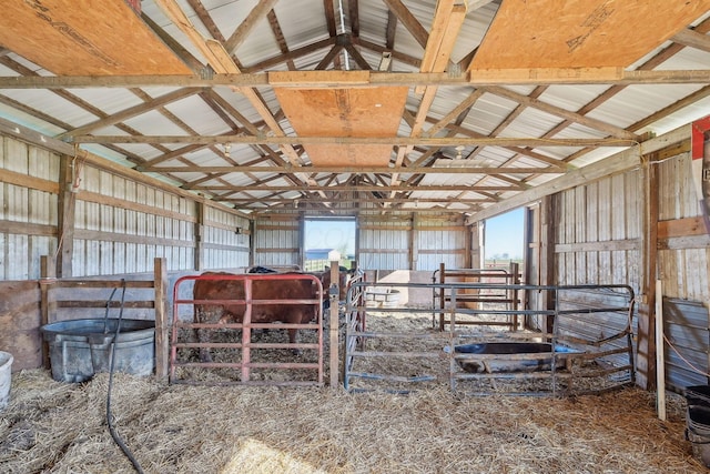view of horse barn