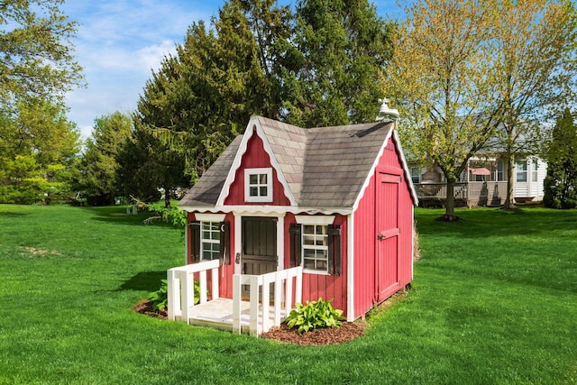 view of outbuilding with an outdoor structure