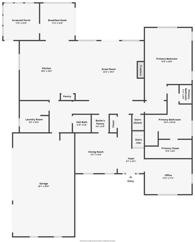 2443 Shepherd Ct, Powell, OH 43065 - floor plan / room layout