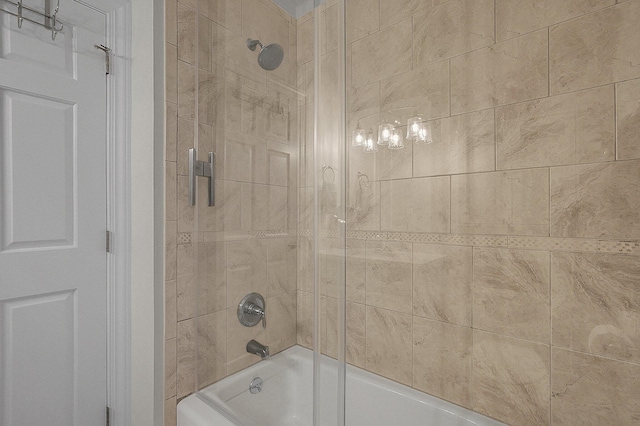 2443 Shepherd Ct, Powell, OH 43065 - full bath featuring shower / bath combination with glass door