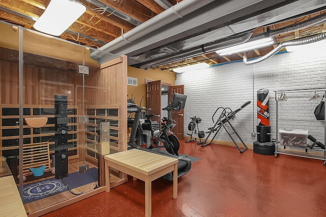 2443 Shepherd Ct, Powell, OH 43065 - view of workout area