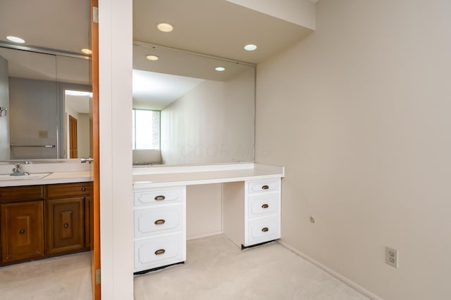 1000 Urlin Ave Unit 1407, Columbus, OH 43212 - bathroom featuring vanity and recessed lighting