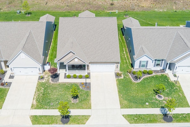 drone / aerial view