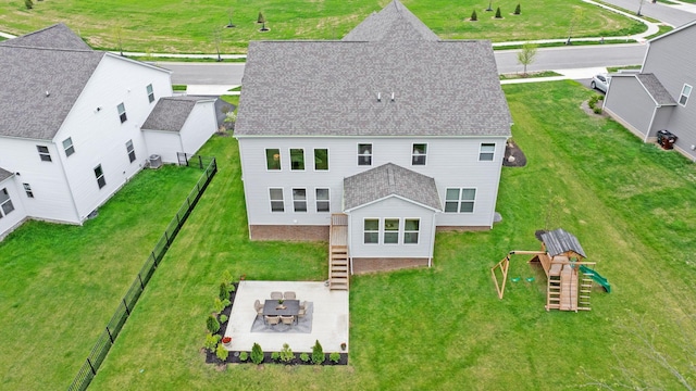 drone / aerial view