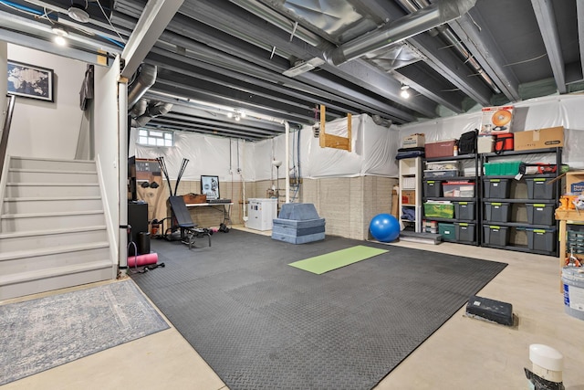 view of exercise room