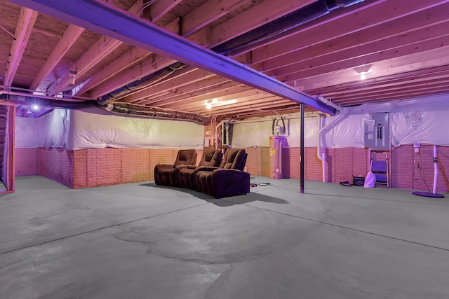 8573 Greengate Blvd Unit 41, Canal Winchester, OH 43110 - unfinished below grade area with water heater and electric panel