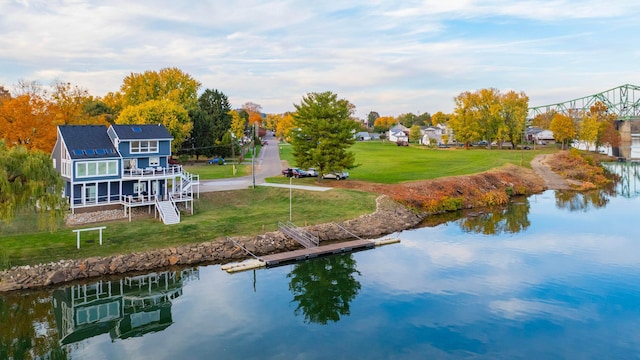 301 John St, Belpre, OH 45714 - drone / aerial view with a water view