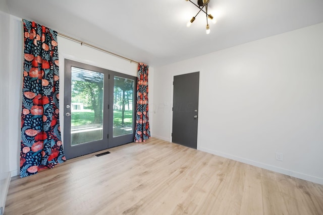 4959 Hughes Rd, Prospect, OH 43342 - spare room with wood finished floors and baseboards