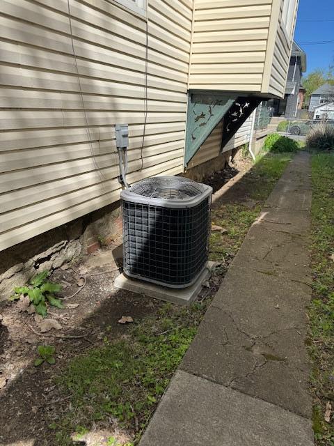 exterior details with cooling unit
