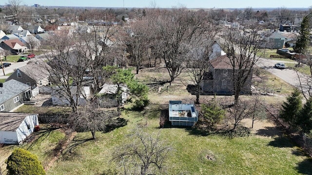 birds eye view of property featuring a residential view