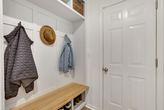 view of mudroom