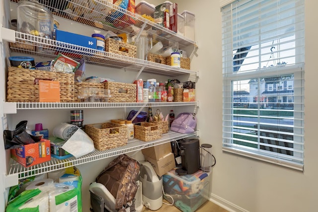 view of pantry