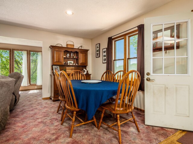 1305 Cooperriders Rd NW, Somerset, OH 43783 - carpeted dining area featuring baseboards and recessed lighting