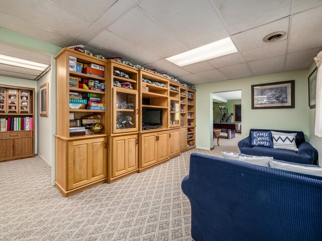 1305 Cooperriders Rd NW, Somerset, OH 43783 - living room with baseboards and light carpet