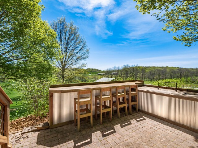 1305 Cooperriders Rd NW, Somerset, OH 43783 - view of patio featuring outdoor dry bar