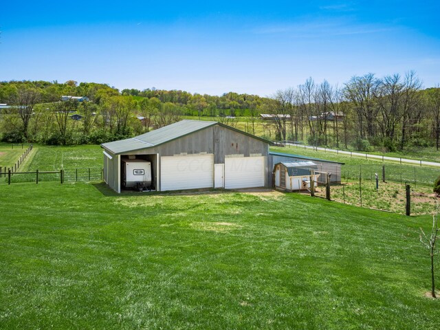 1305 Cooperriders Rd NW, Somerset, OH 43783 - detached garage featuring fence