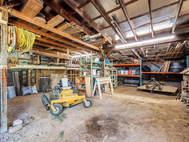 1305 Cooperriders Rd NW, Somerset, OH 43783 - misc room with a workshop area