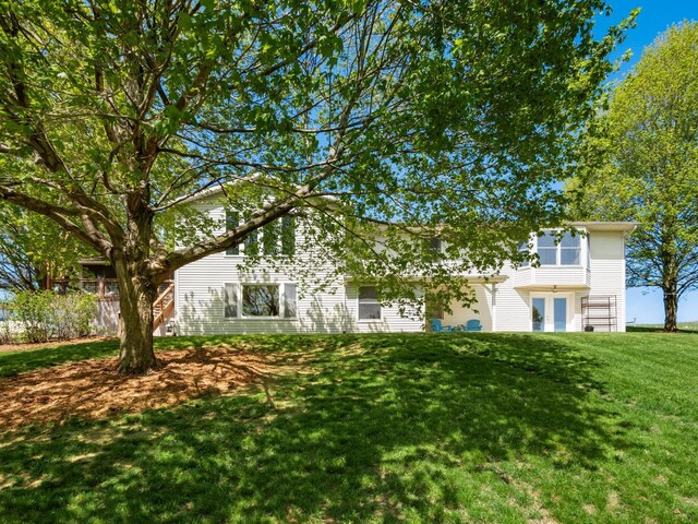 1305 Cooperriders Rd NW, Somerset, OH 43783 - view of front of property featuring french doors and a front yard