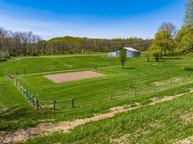 1305 Cooperriders Rd NW, Somerset, OH 43783 - view of property's community with a yard, a rural view, and fence