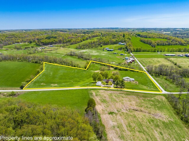 1305 Cooperriders Rd NW, Somerset, OH 43783 - aerial view with a rural view