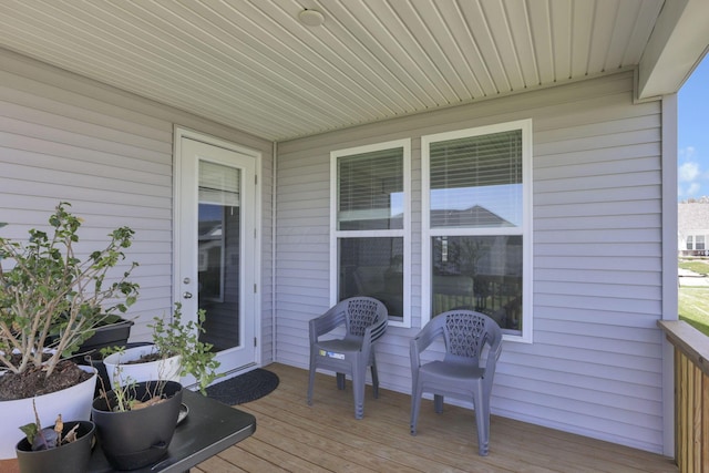 view of deck