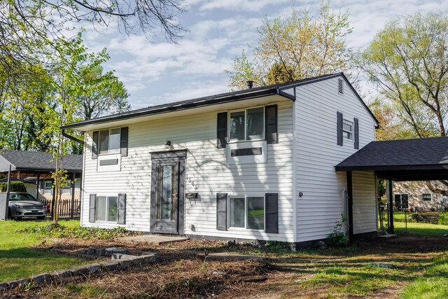 view of front of home